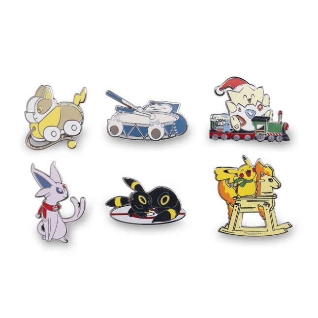 Together For The Holidays Pokémon Pin Box Set 6 Pack Pokémon Center Official Site