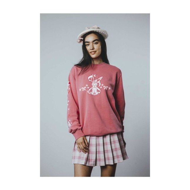 Pokemon Pokémon Center hotsell × OMOCAT: Fairy Type Midweight Crew Neck Sweatshirt Pink