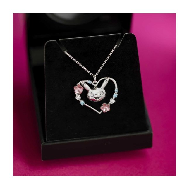 Pokémon Center × RockLove: Pikachu Sterling Silver Heart Pendant