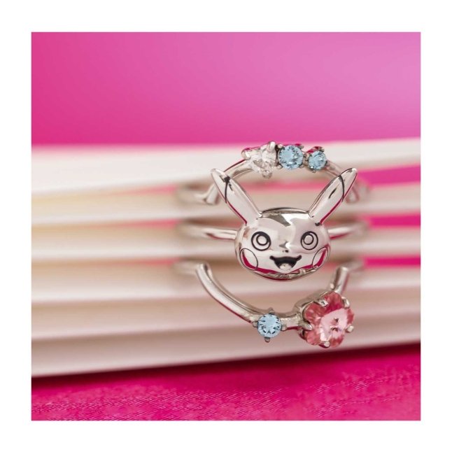 Pokémon Center × RockLove: Sylveon Sterling Silver Stacking Rings
