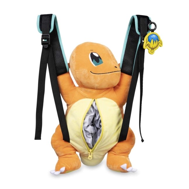 Pokemon Charmander Evolutions Triple Pocket Mini Backpack