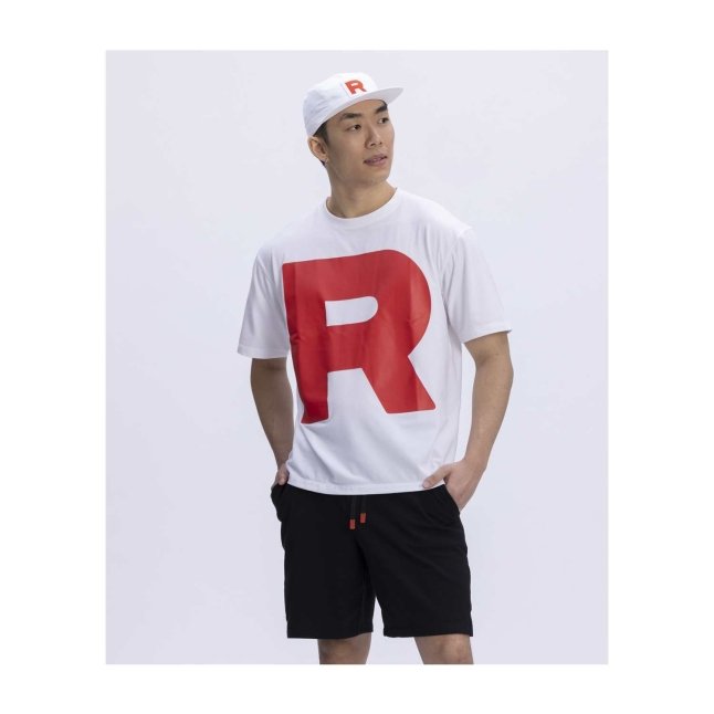 Team Rocket HQ Collection White Oversize T-Shirt - Adult | Pokémon