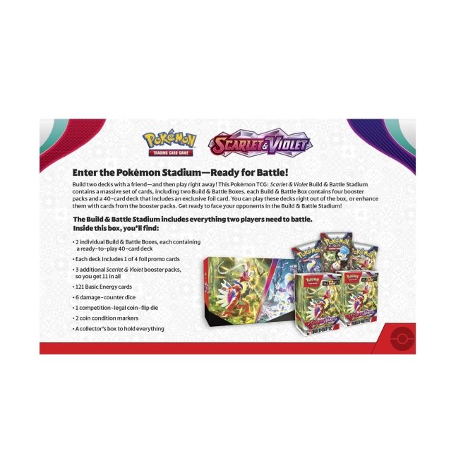 Pokémon TCG Scarlet Violet Build Battle Stadium Pokémon Center