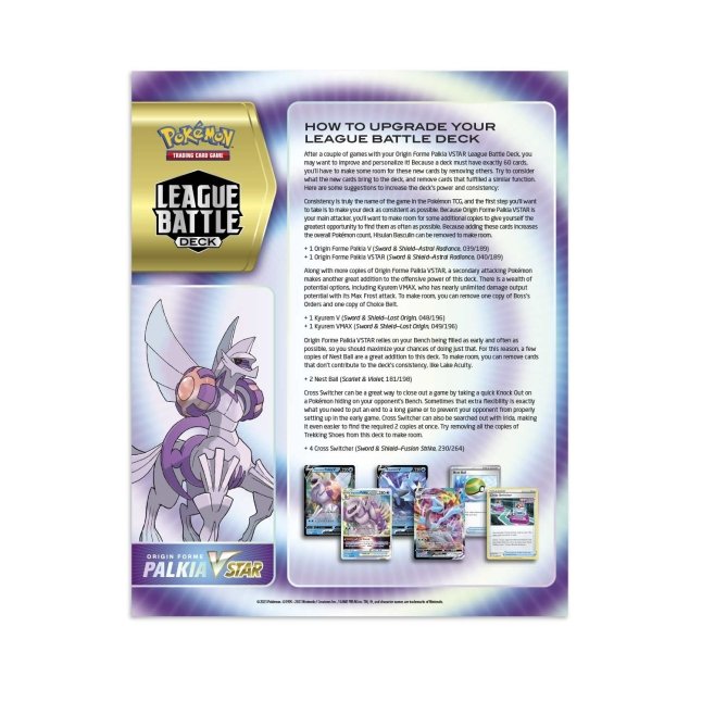 Pokemon TCG: Origin Forme Palkia VSTAR League Battle Deck — MyShopville