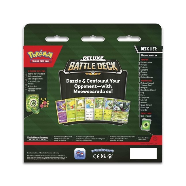 Pokémon Trading Card Game: Meowscarada Ex Deluxe Battle Deck : Target