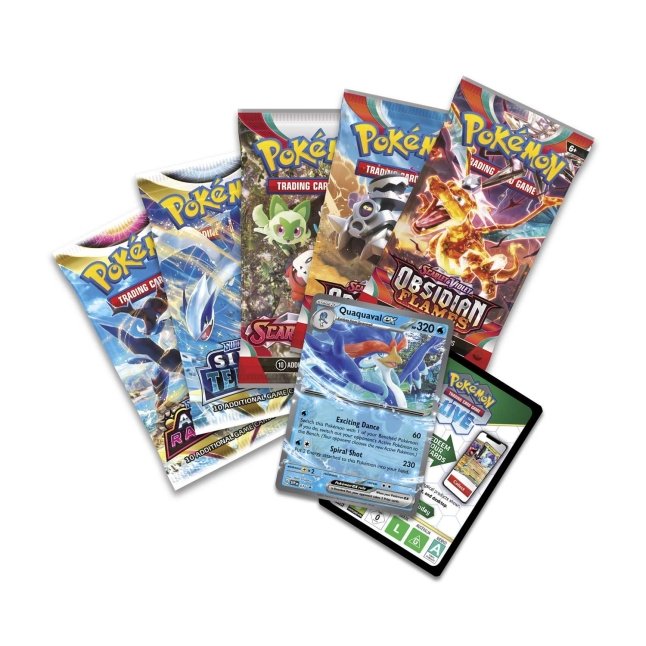 Pokémon TCG: Paldea Partners Tin (Quaquaval ex) | Pokémon Center Canada ...