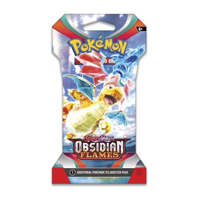 Pokémon TCG: Scarlet & Violet-Obsidian Flames Sleeved Booster Pack (10 ...