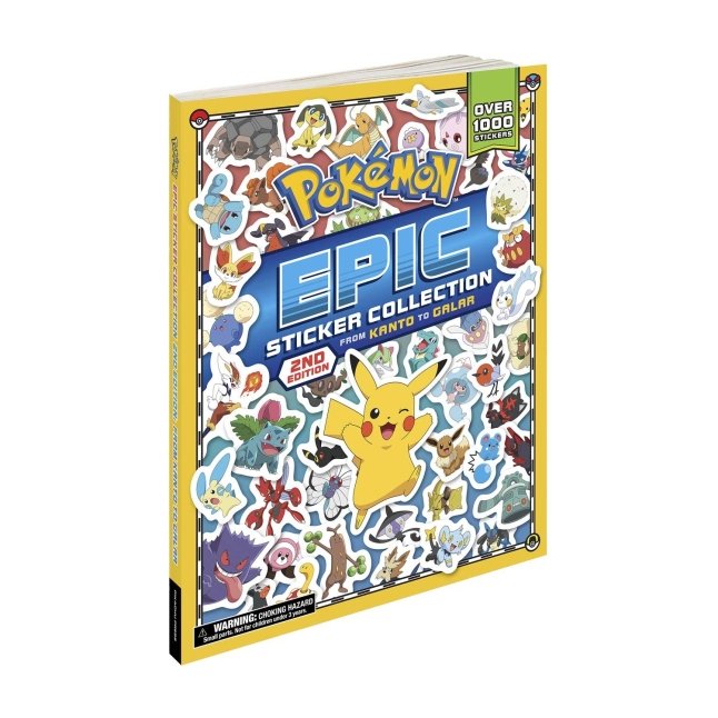 Libro Ufficiale - Pokémon Il Megasticker di Galar - 1001 Adesivi