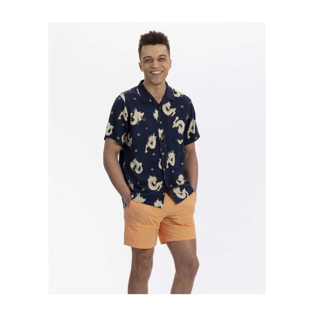 Magikarp Pokemon Floral Pattern All Over Print Hawaiian Shirt