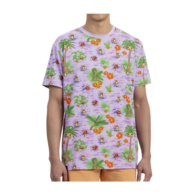 Pokémon Tropical Summer Surf Blossoms Relaxed Fit Crew Neck T-Shirt ...
