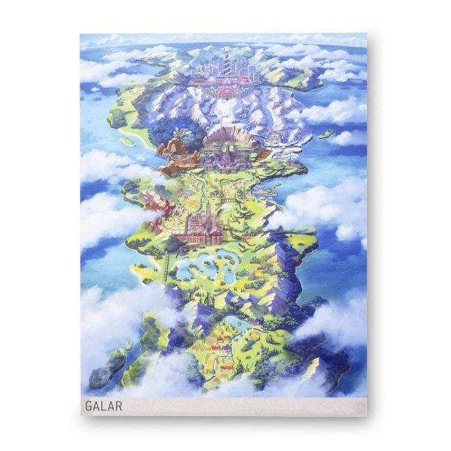 Alola Pokémon Region Maps Poster