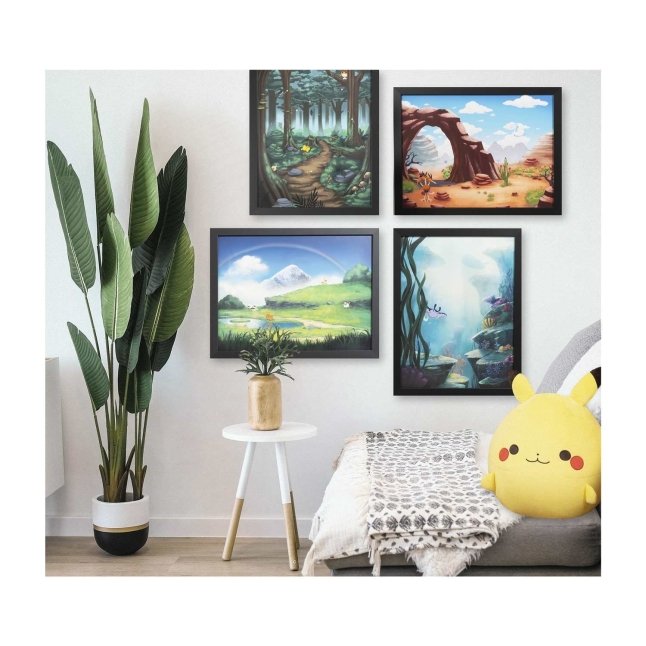 Wildwoods Pokémon Soothing Scenes Framed Wall Art Pokémon Center