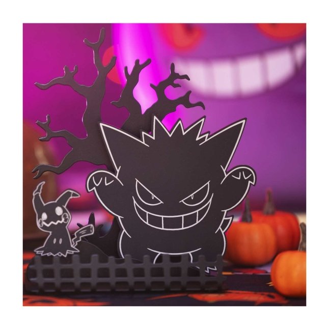 Gengar & Mimikyu Halloween Metal Sculpture