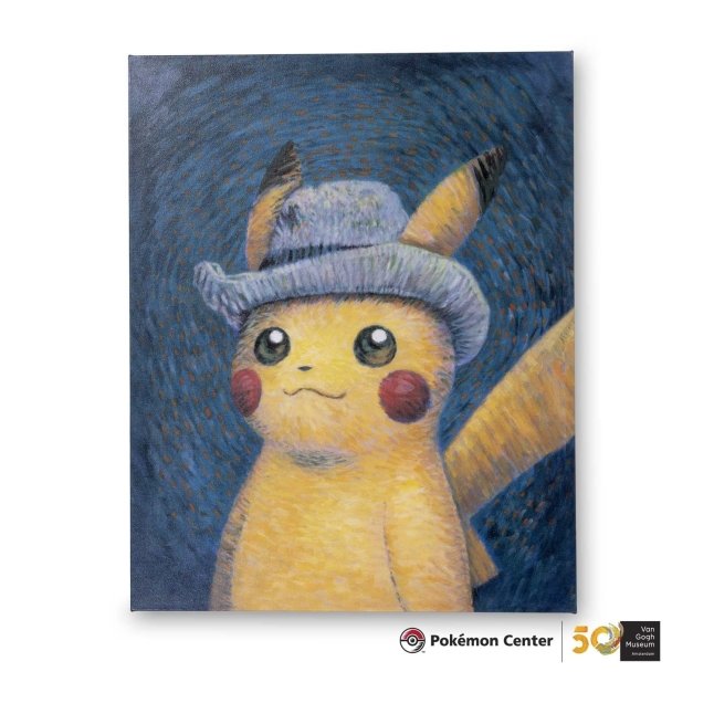 Pokémon Center × Van Gogh Museum: Pikachu Inspired by Self-Portrait with  Grey Felt Hat