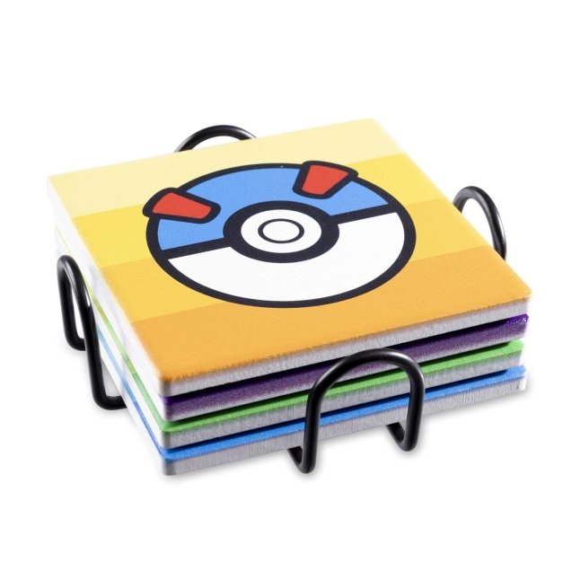 Poké Ball Pokémon Home Accents Coasters (4-Pack)