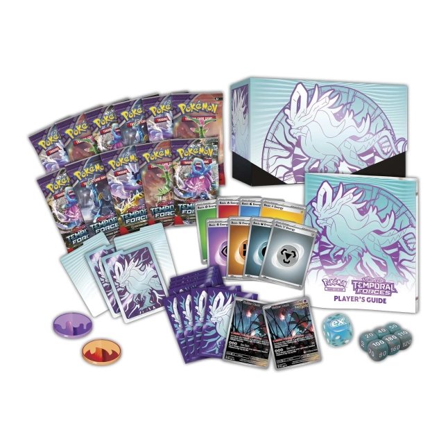 Pok Mon Tcg Scarlet Violet Temporal Forces Pok Mon Center Elite Trainer Box Walking Wake