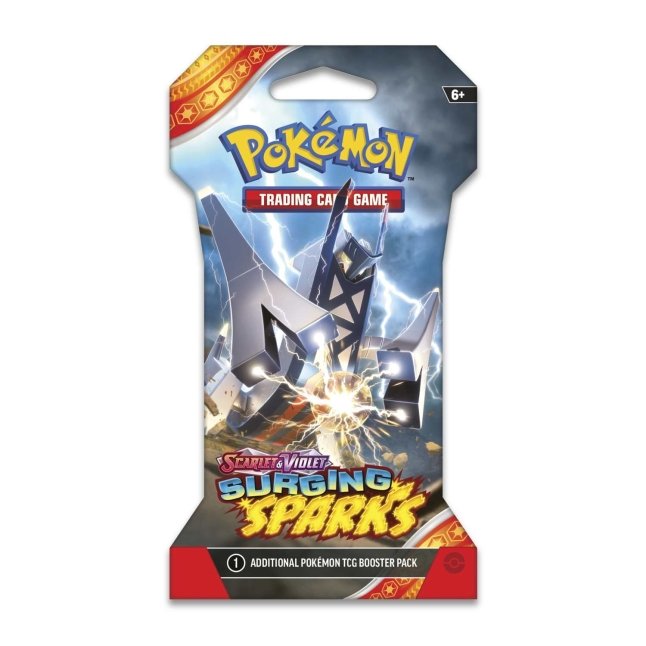 Pokémon TCG: Scarlet & Violet-Surging Sparks Sleeved Booster Pack (10 ...