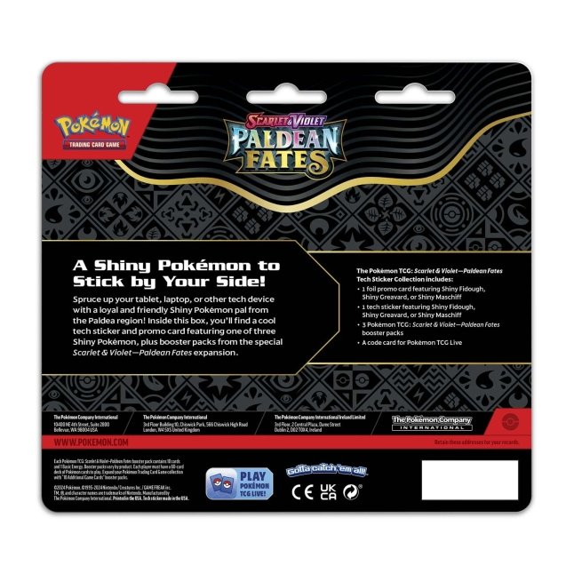 Pokemon Paldean Fates Tech Sticker Collection Fidough kaufen