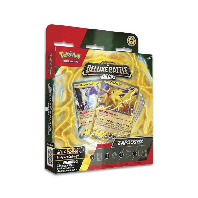 Pokémon TCG: Zapdos ex Deluxe Battle Deck | Pokémon Center Official Site