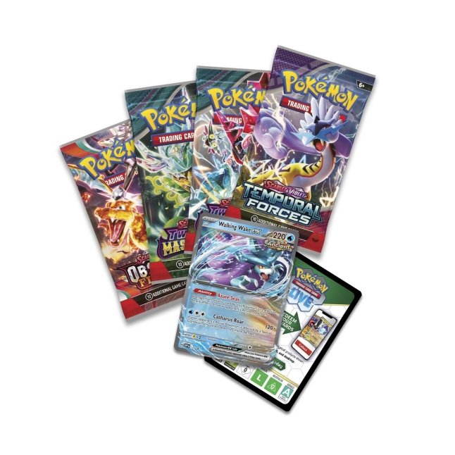 Pokémon TCG: Paradox Clash Tin (Walking Wake ex) | Pokémon Center UK ...