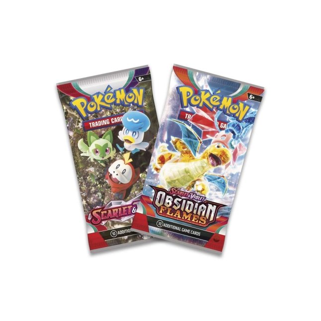 Pokémon TCG: Palafin, Baxcalibur & Garganacl Cards with 2 Booster Packs ...