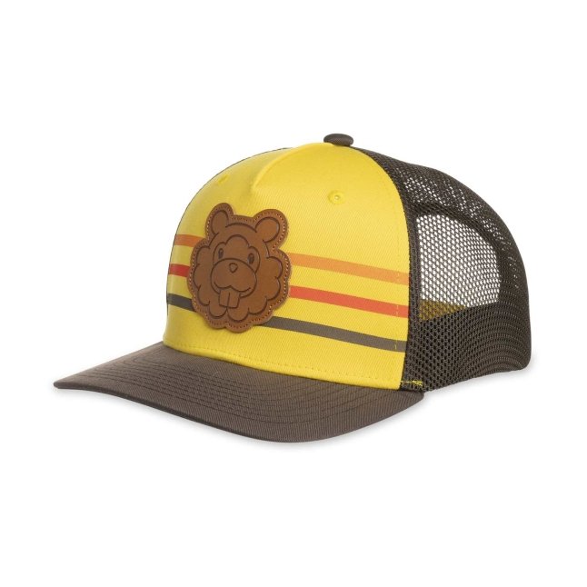 Bidoof Stripe Trucker Hat (One Size-Adult) | Pokémon Center