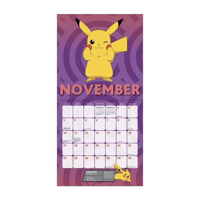Pokemon Club, Calendar Month View