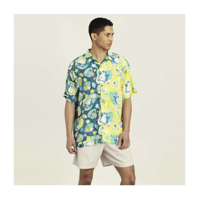 Summer Greetings Pokémon Tropical Shirt - Adult | Pokémon Center Canada ...