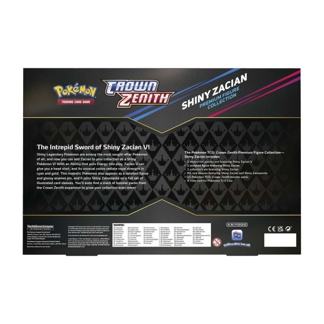 Sword & Shield: Crown Zenith - Premium Figure Collection (Shiny Zacian –  Pokemon Plug