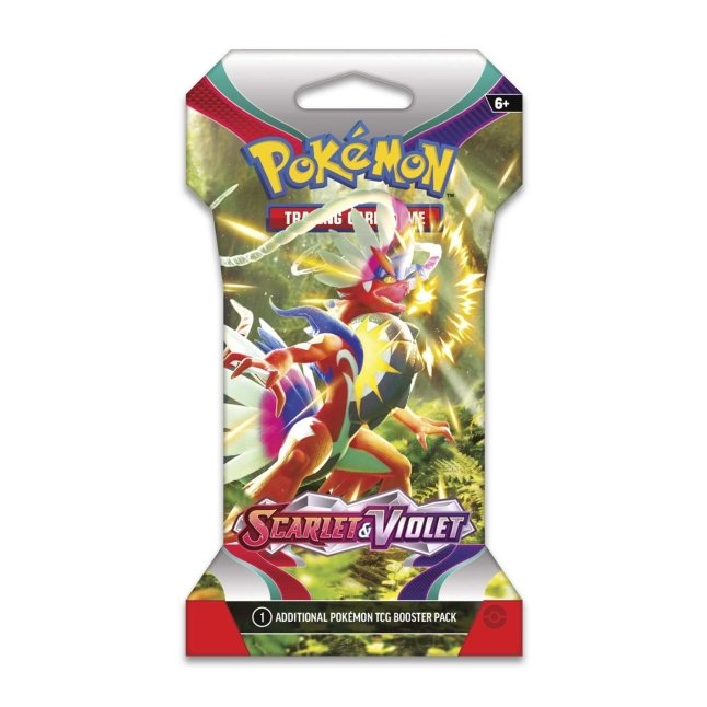 Pokémon TCG: Scarlet & Violet Sleeved Booster Pack (10 Cards) | Pokémon ...