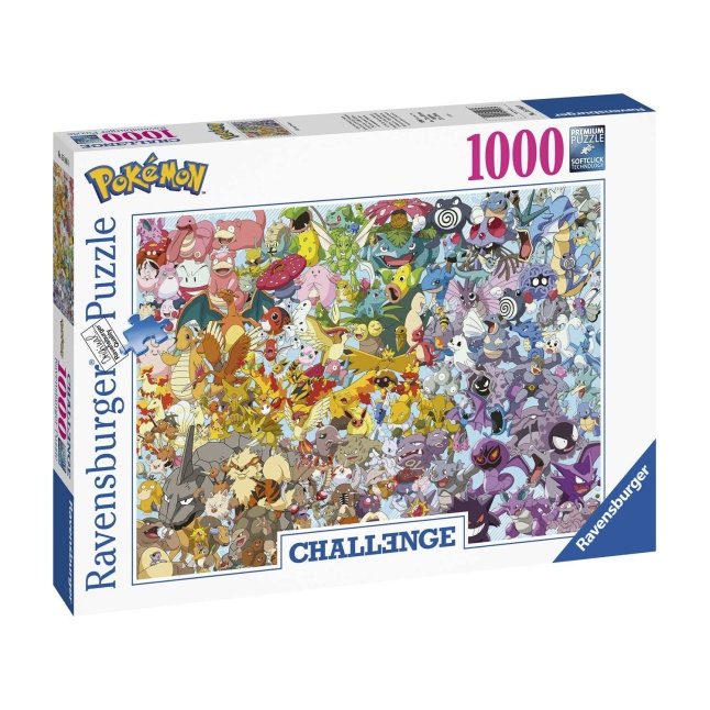 Pokemon Kanto Region Evolutions 1000 Large Piece Jigsaw Puzzle
