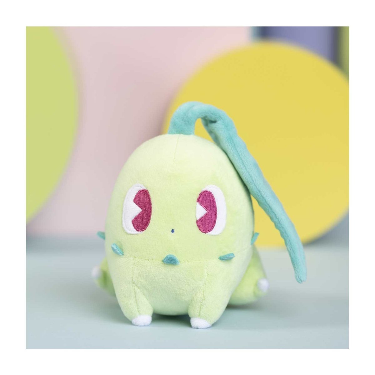 Pokémon chikorita 2001 tomy life outlets size plush