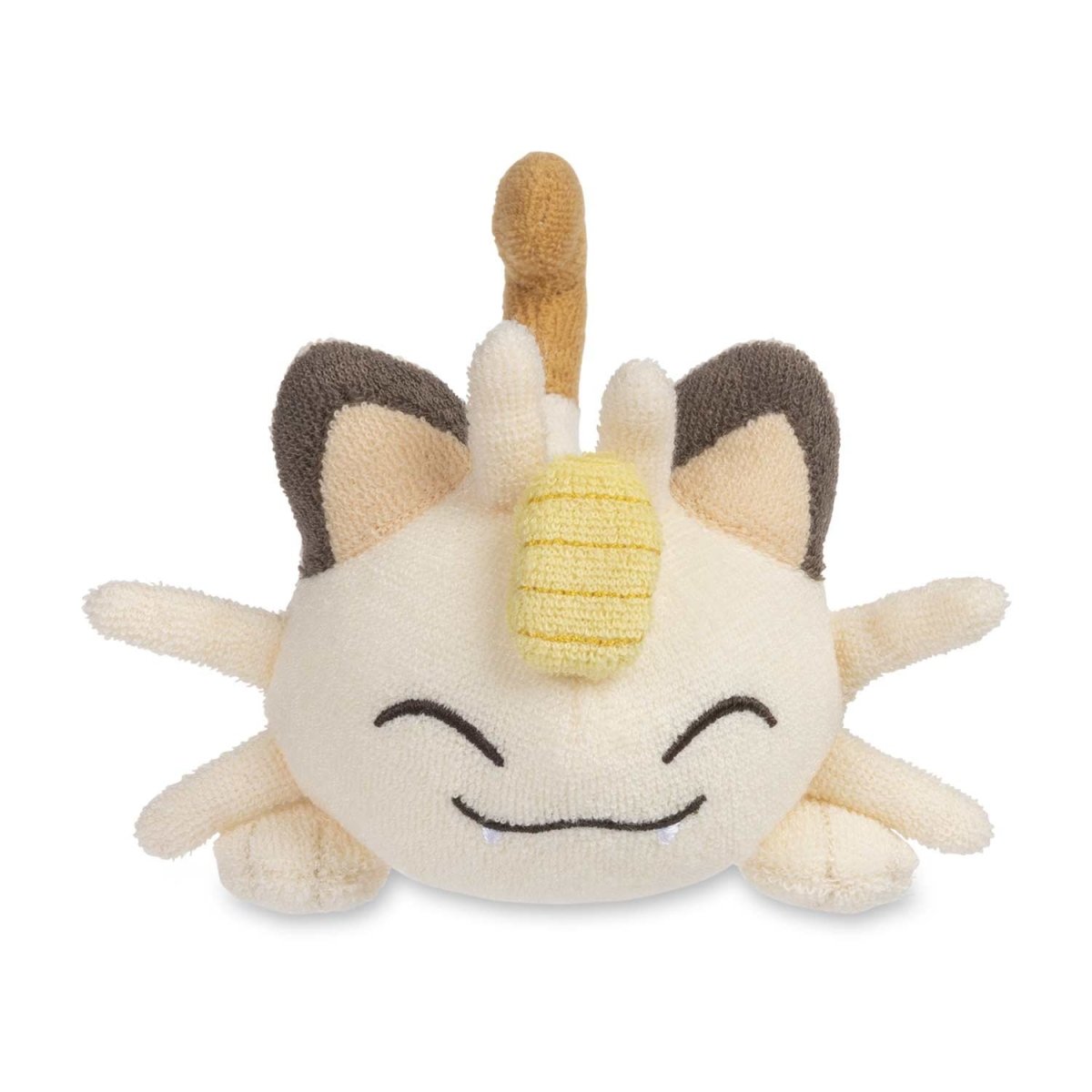 Meowth Pokemon Comfy Cuddlers Plush Pokemon Center Official Site