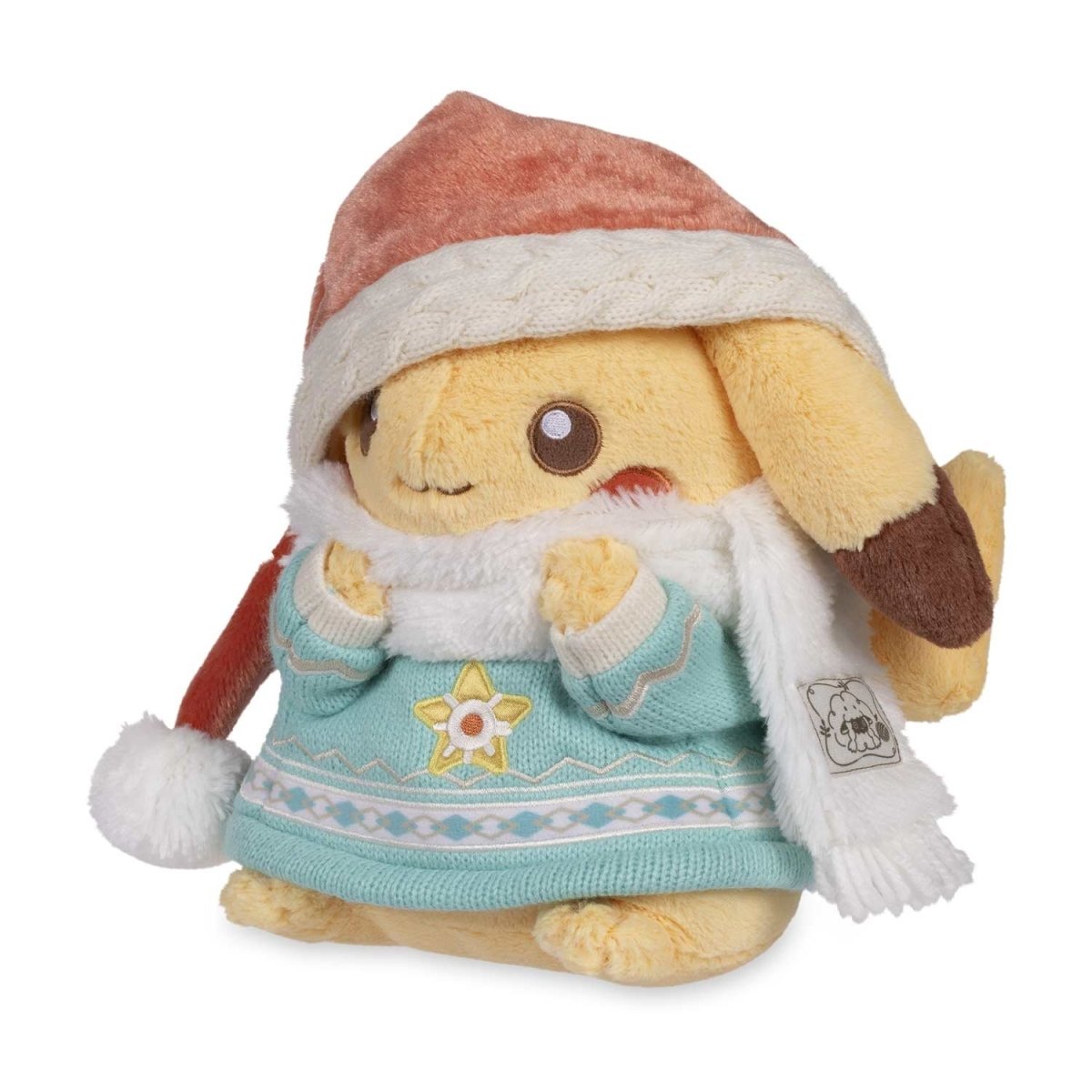 Pikachu Pokemon Holiday Plush 10 In