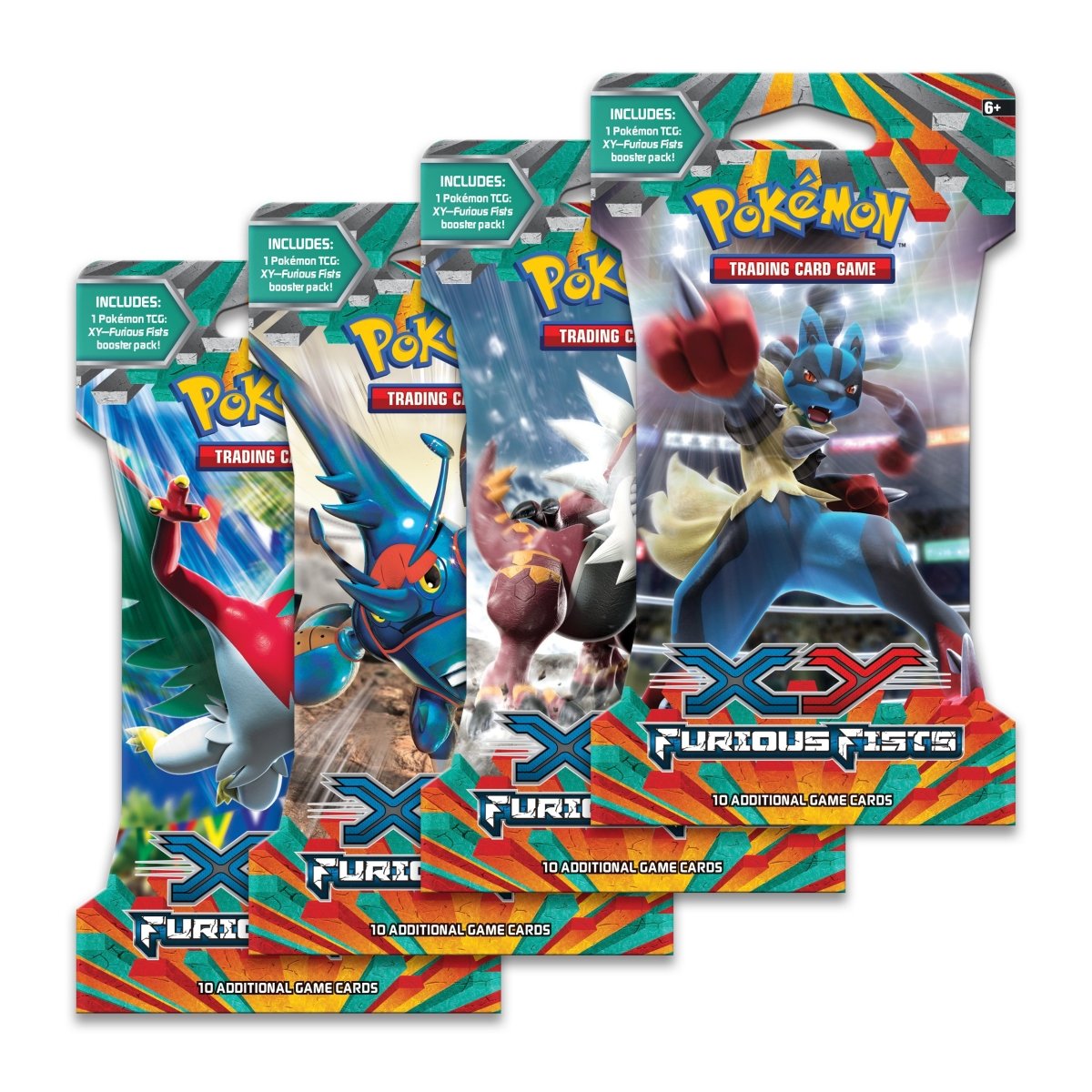 Pokemon XY Furious Fists TCG online code card