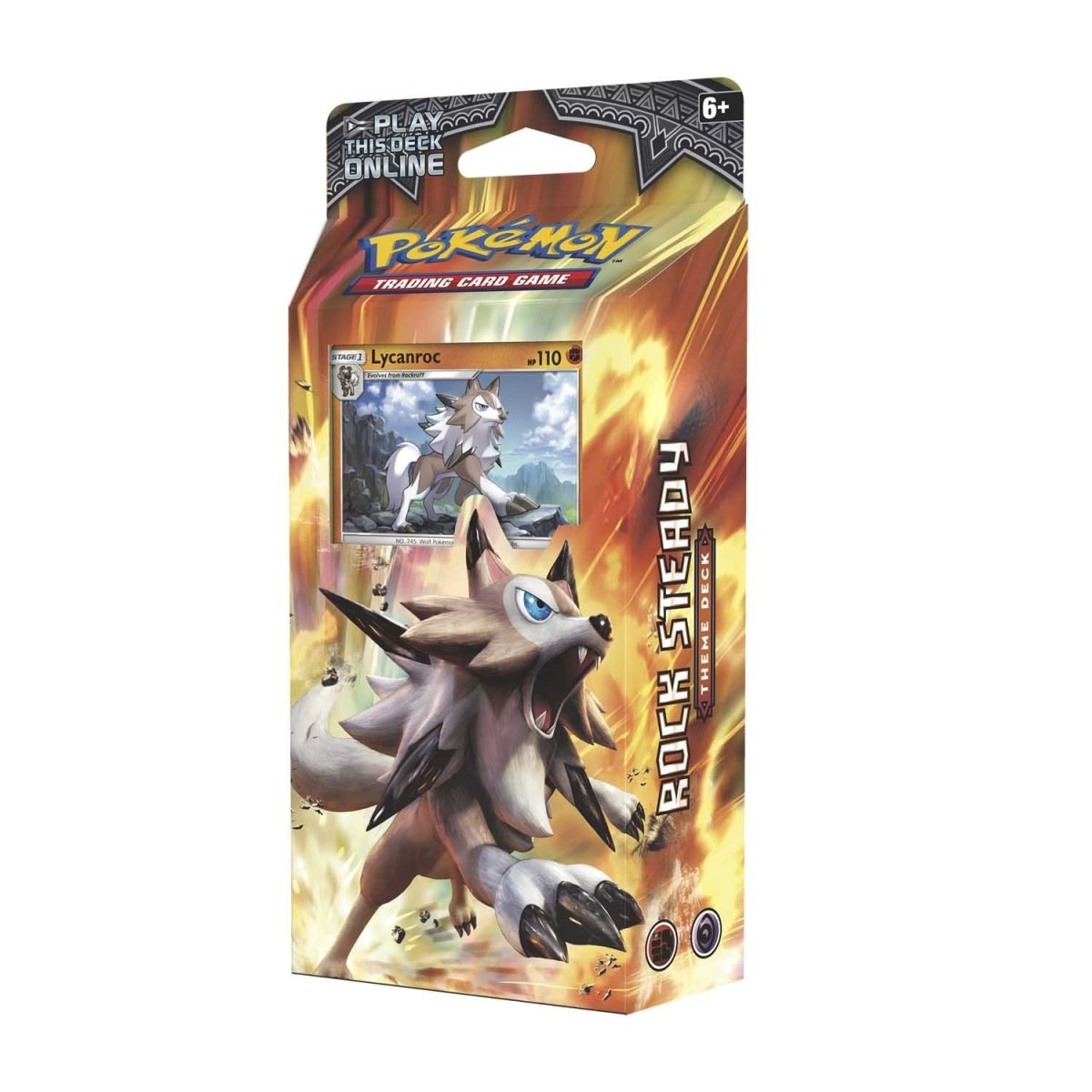 Pokémon TCG: Sun & Moon-Burning Shadows Rock Steady Theme Deck ...