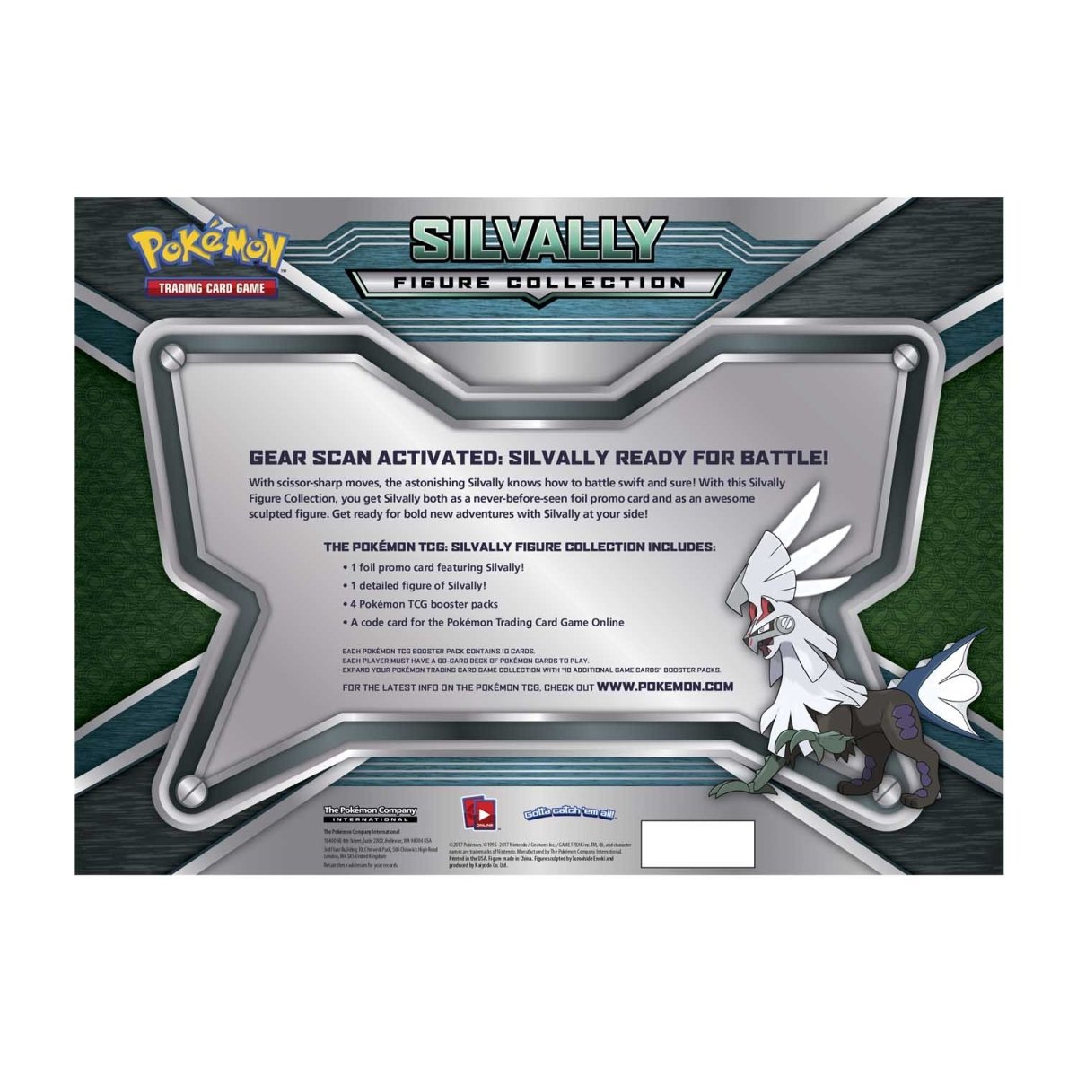 Pokemon silvally hot sale figure collection box