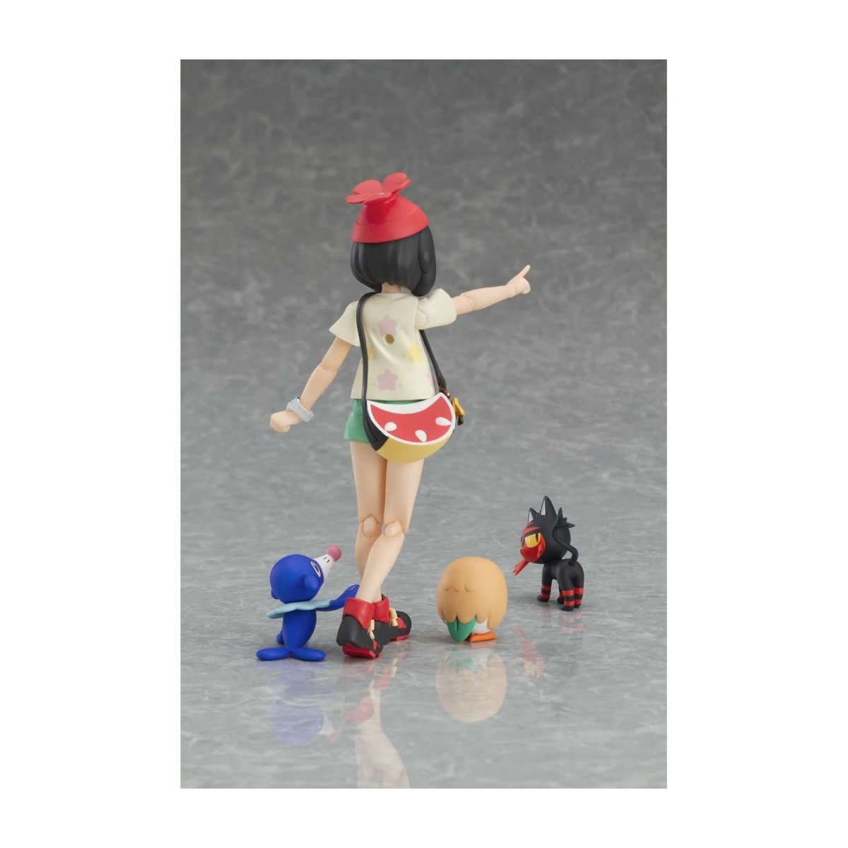 Figma Selene Action Figure With Rowlet Litten Popplio Rotom Dex Pok Mon Center Official Site