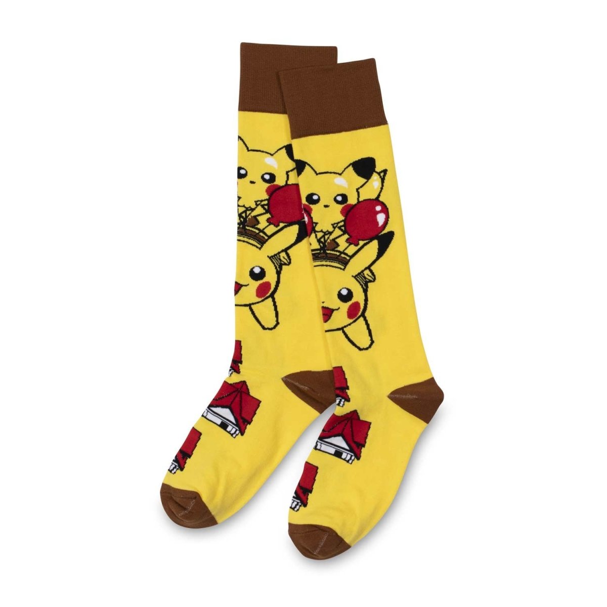 Exploring with Pikachu Socks (One Size-Adult) | Pokémon Center Official ...