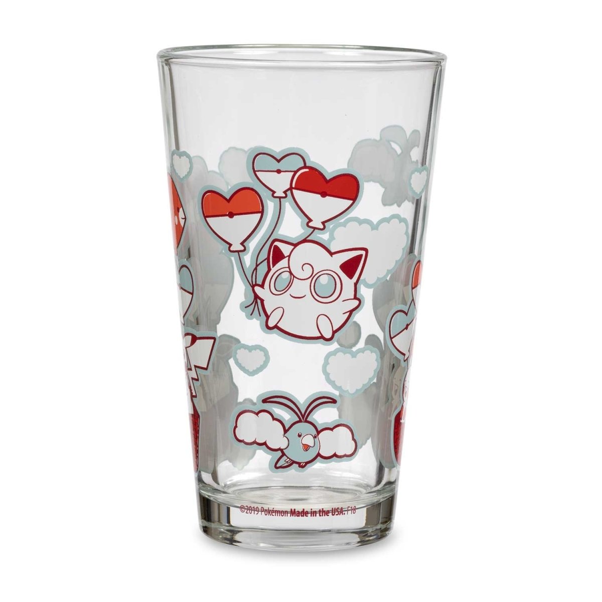 Pikachu Pokémon Winter Wonders 16 oz. Glass Tumblers (4-Pack)