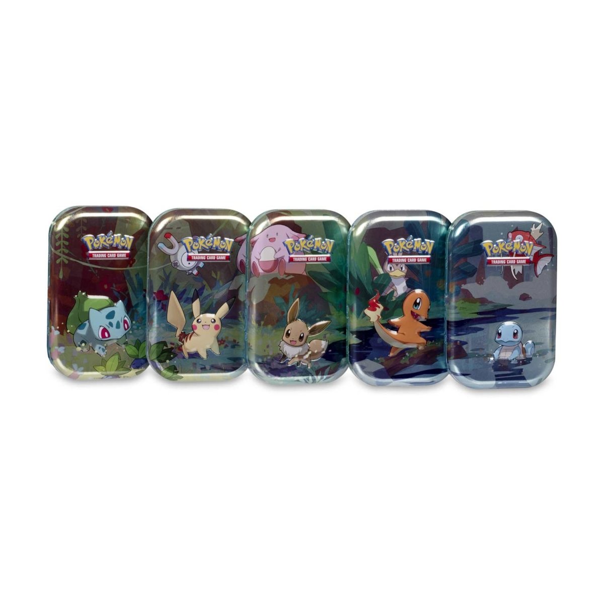 Pokemon outlet TCG - Kanto Friends Mini Tin lot(Pikachu eevie squirtle charmander) New