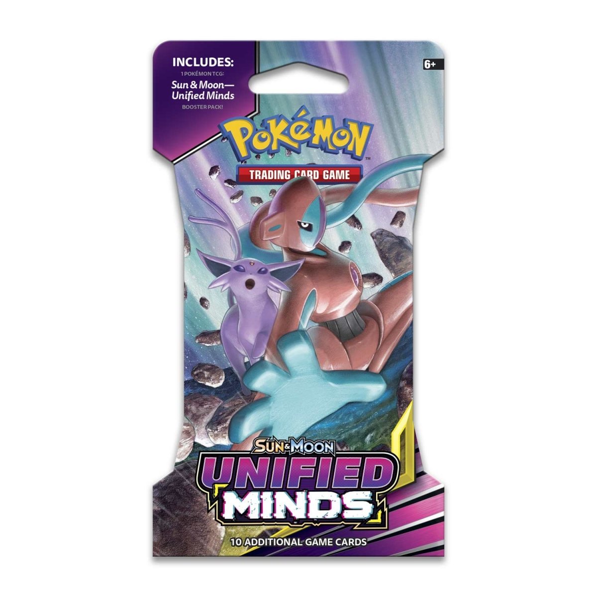 Pokémon TCG: Sun & Moon-Unified Minds Sleeved Booster Pack (10 Cards)