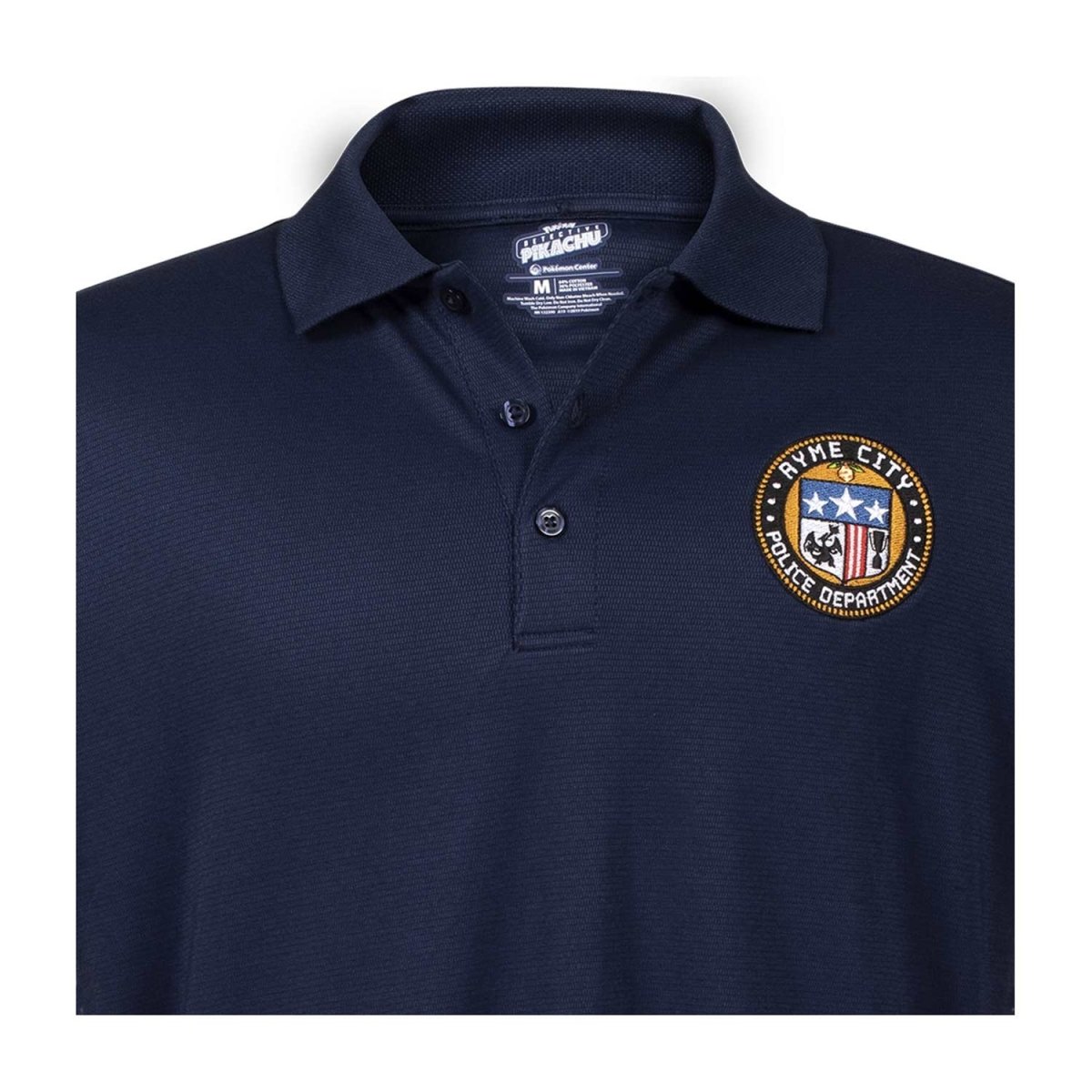 POKÉMON Detective Pikachu Ryme City Police Department Polo Shirt ...