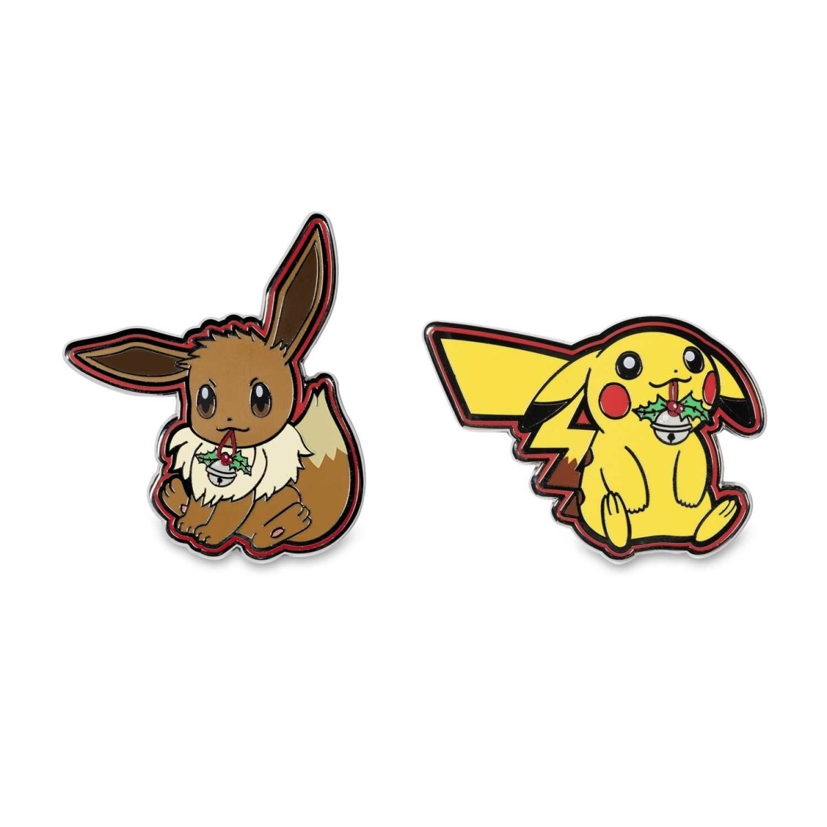 Pikachu & Eevee Pokémon Holiday 2019 Pins & Greeting Card | Pokémon ...