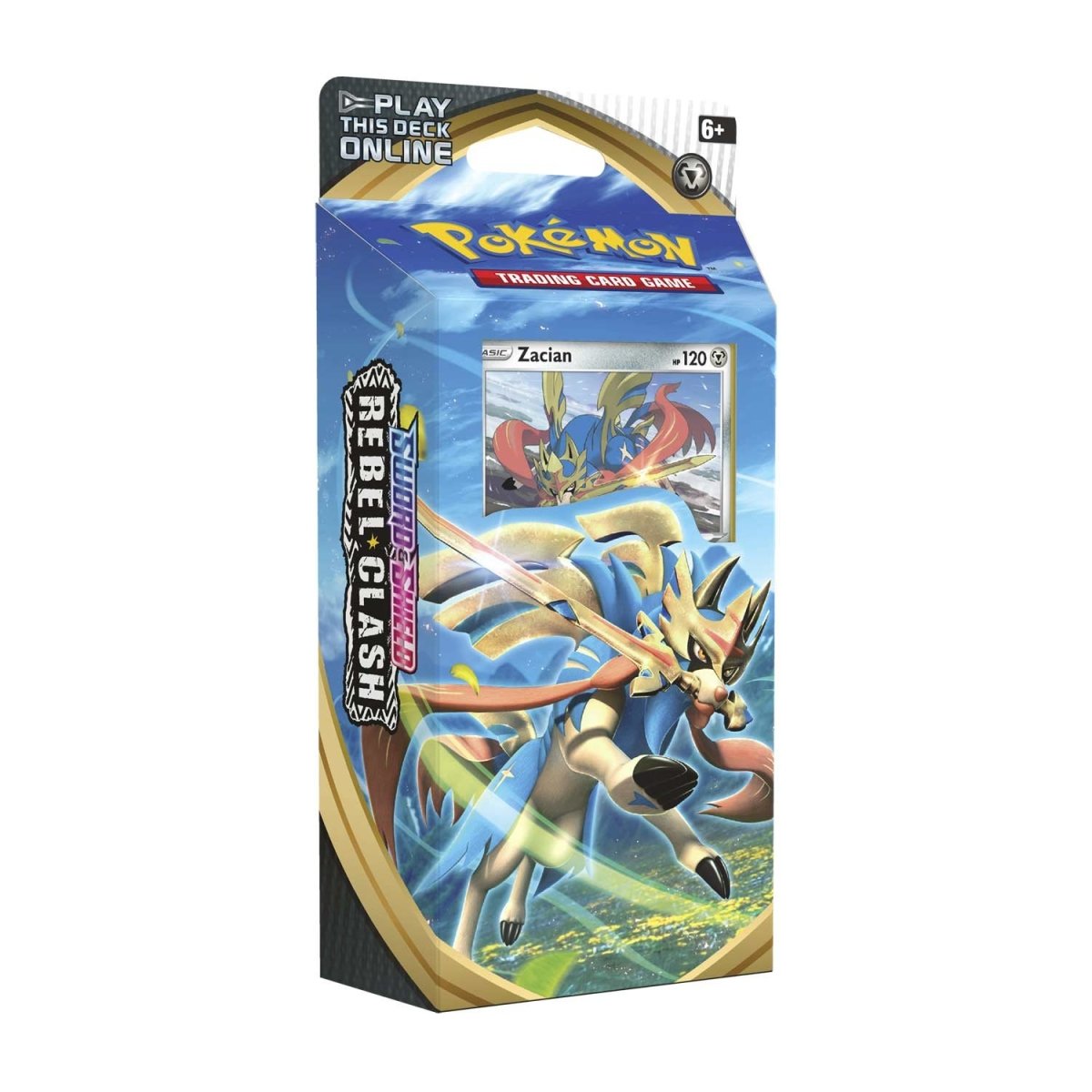 Pokémon TCG: Sword & Shield-Rebel Clash Zacian Theme Deck | Pokémon ...