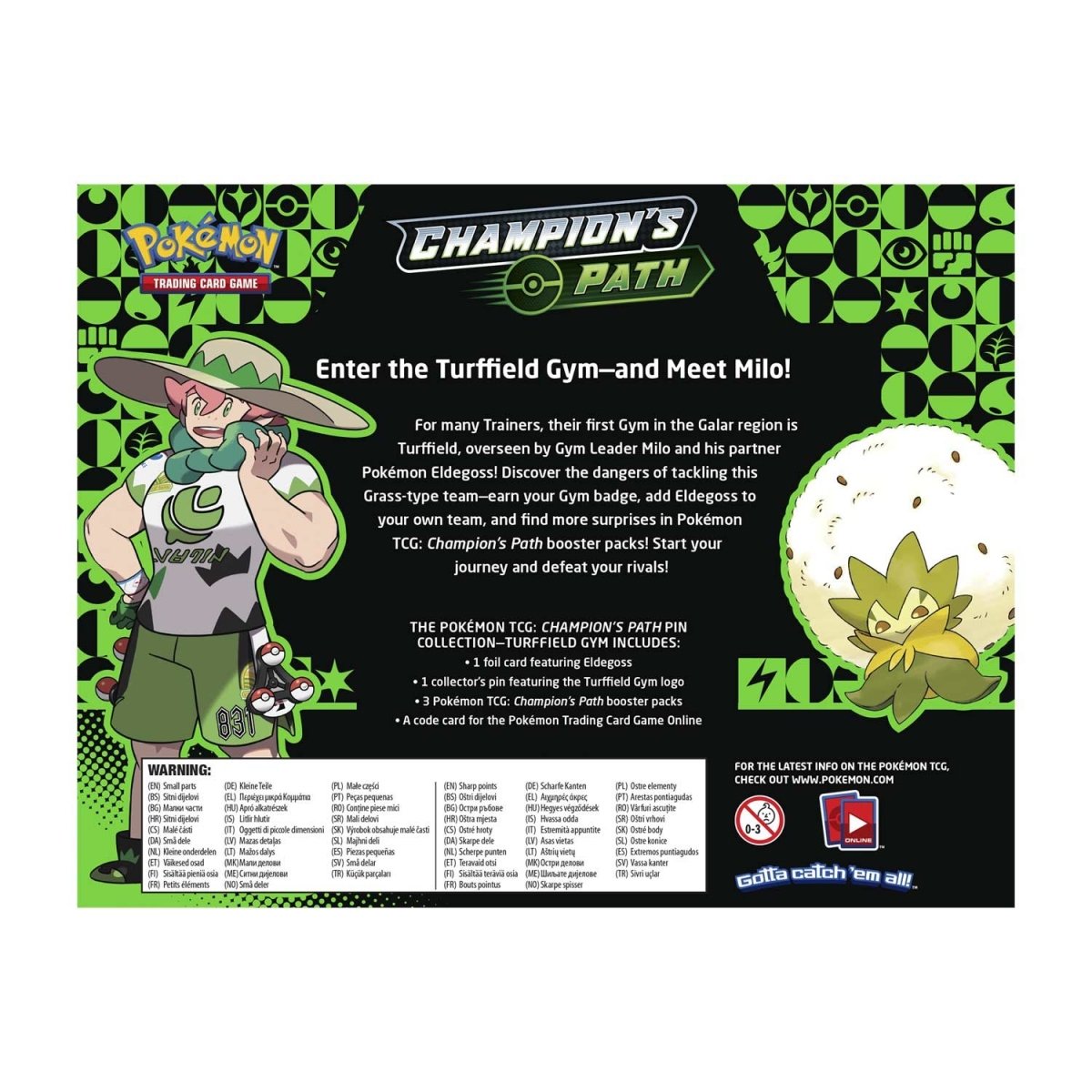 Pokémon TCG: Champion's Path Pin Collection (Turffield Gym