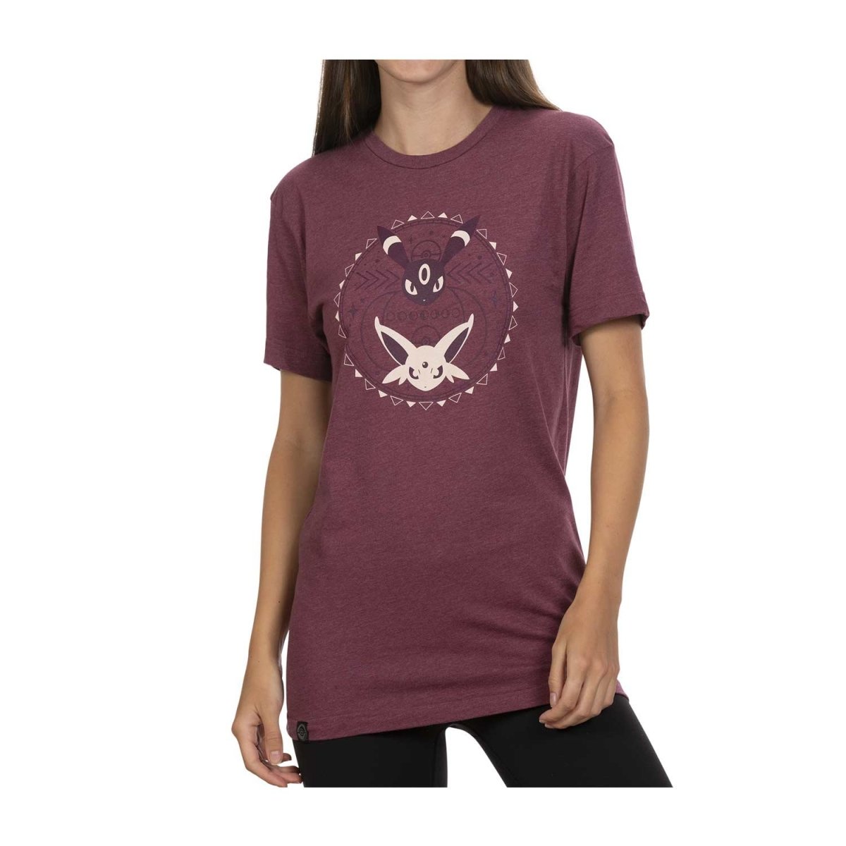 Dark and Light: Espeon & Umbreon Heather Red Relaxed Fit Crew Neck T ...