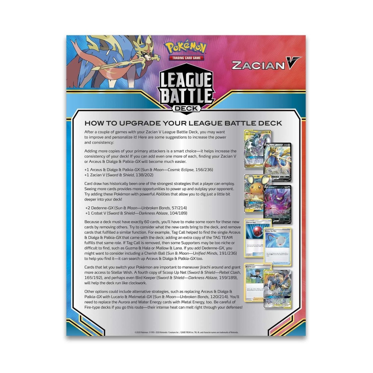  Pokémon TCG: Zacian V League Battle Deck, Multicolor