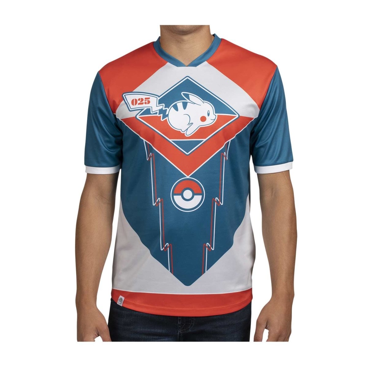 Running Pikachu Pokémon Sports Jersey - Adult | Pokémon Center Official ...