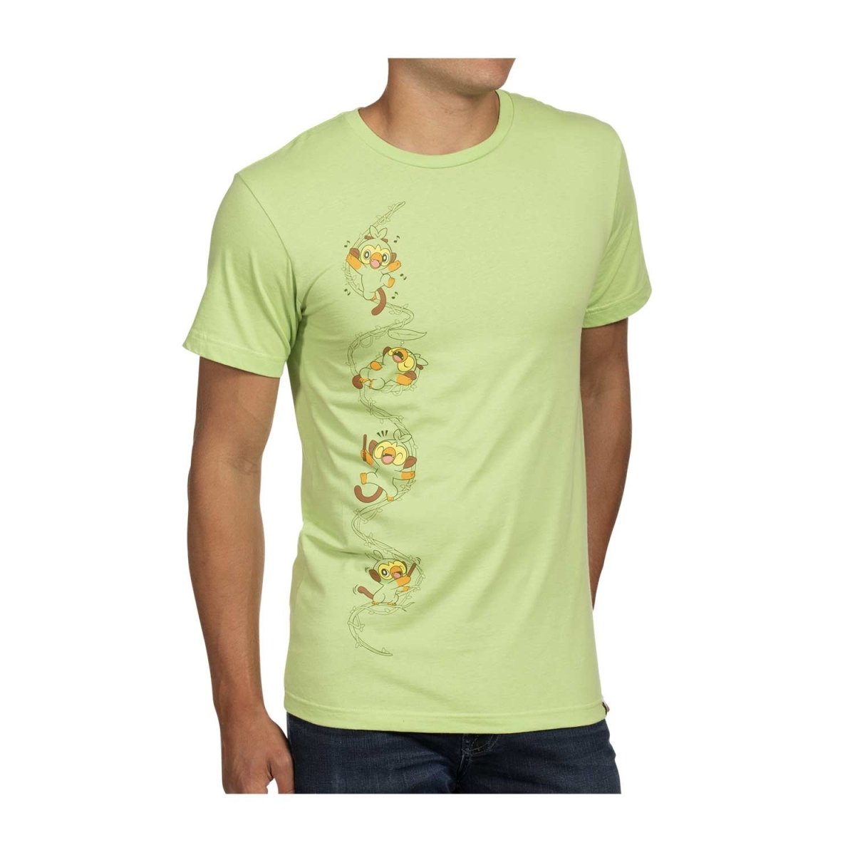 Grookey Key Lime Relaxed Fit Crew Neck T-Shirt - Adult | Pokémon Center ...